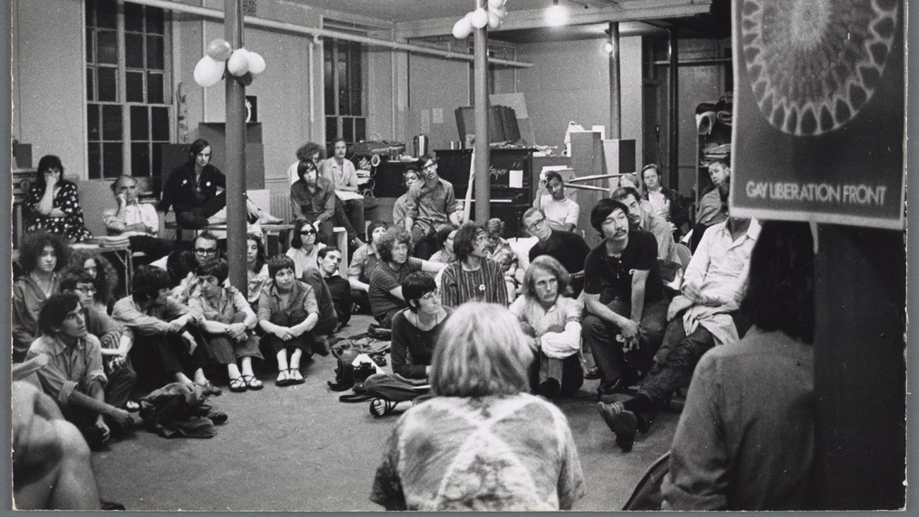 Gay Liberation Front Meeting at Washington Square Methodist Church, New York, 1970